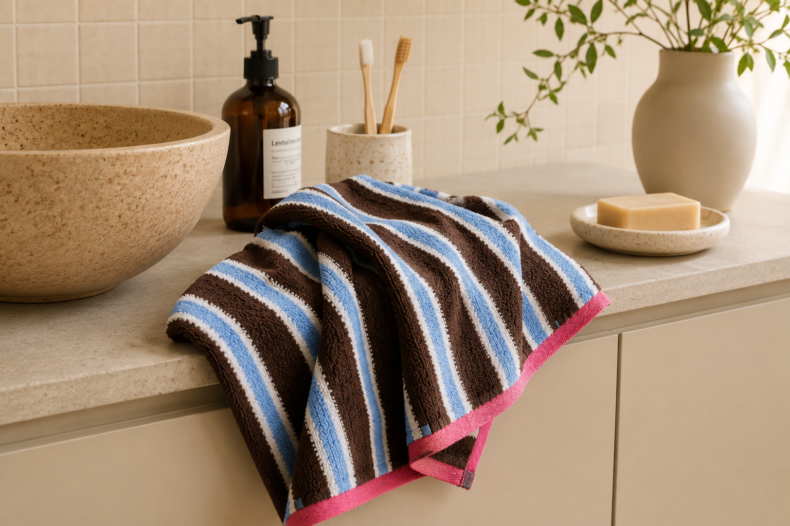 Close-up of a Sunday Soft towel