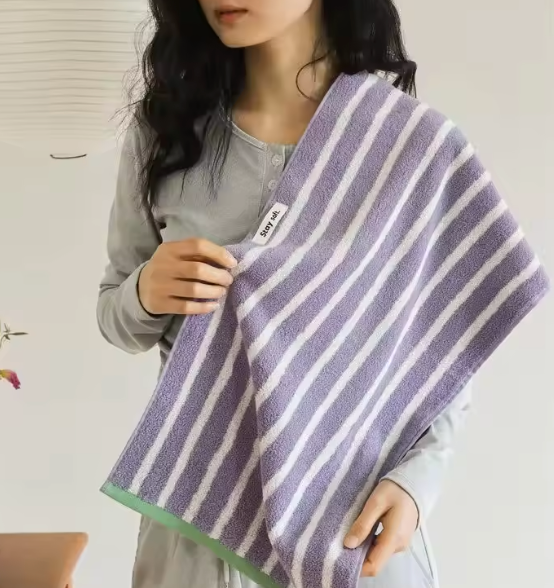 Lilac Meadow towel