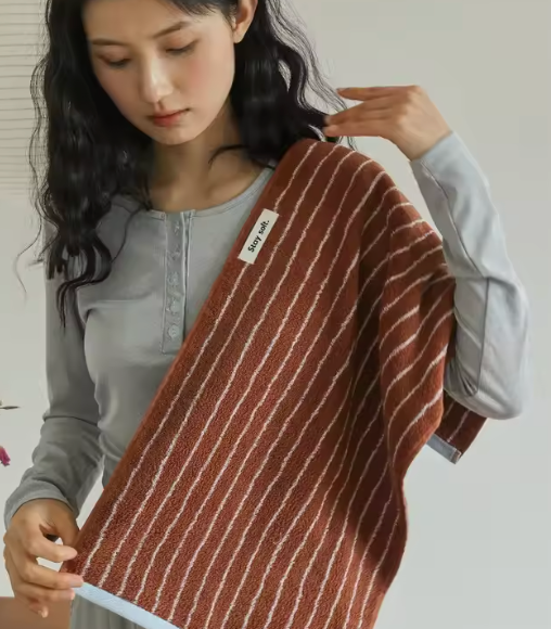 Rust & Blue towel