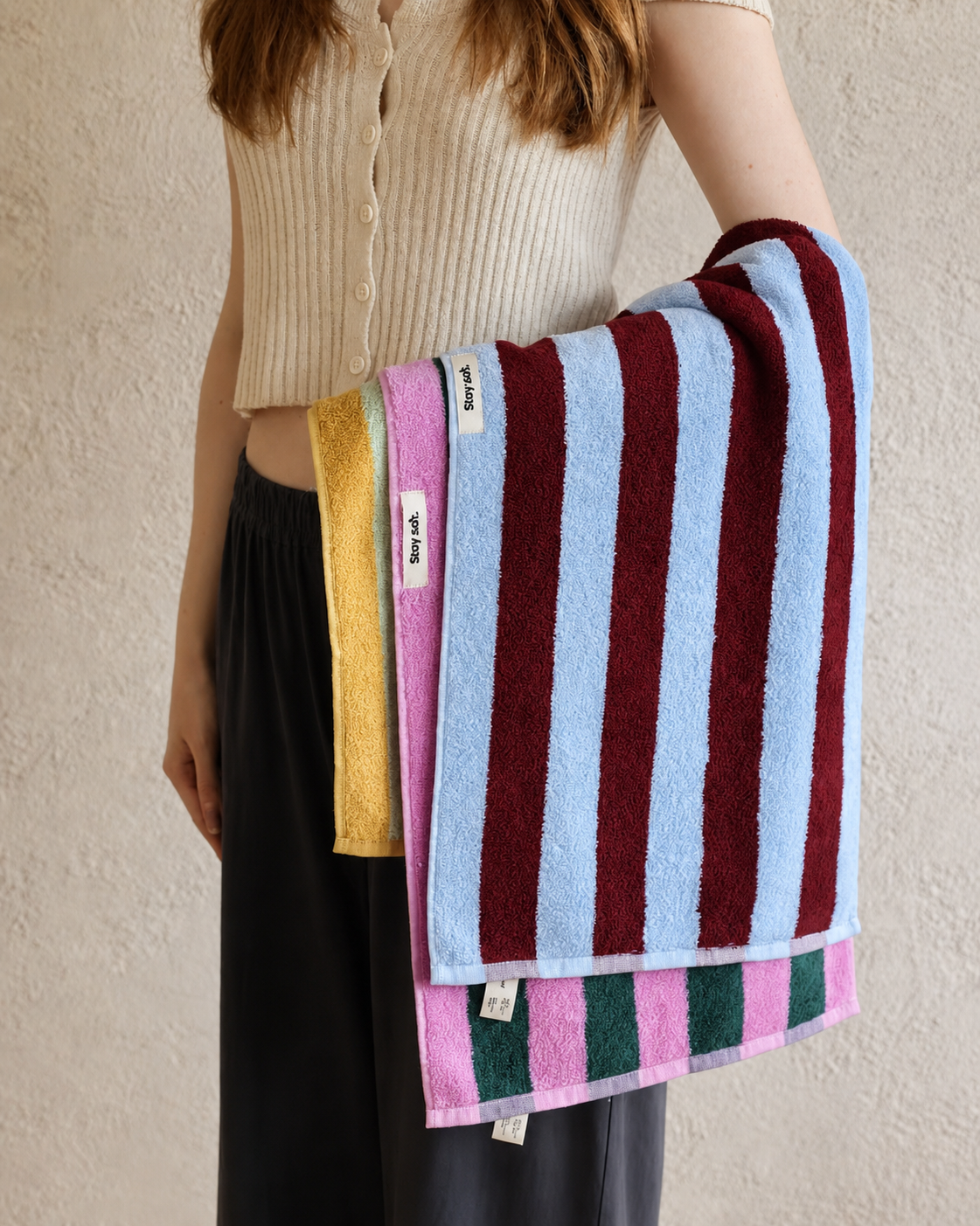 Sunday Soft Picnic Collection towels
